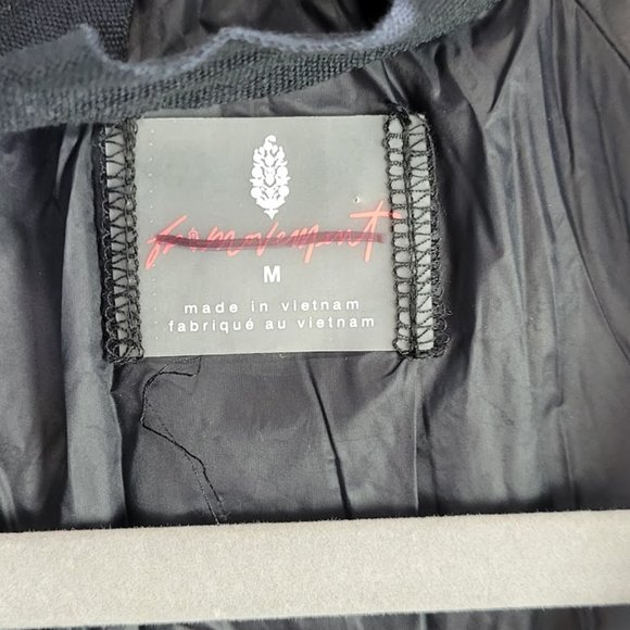 FREE PEOPLE MOVEMENT Vagabond Fleece Bomber jacket Sz M NEW - Picture 13 of 14